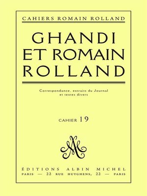 cover image of Gandhi et Romain Rolland